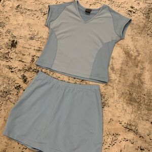 Nike Women's Light Blue Pajama Set